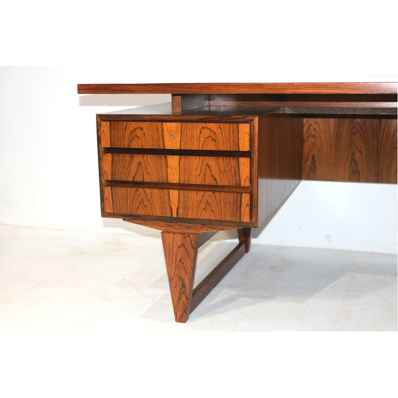 Vintage Rosewood Desk by Illum Wikkelso for Mikael Laursen - 1960s