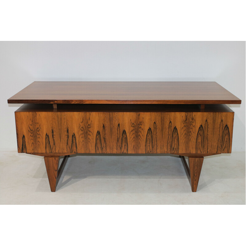 Vintage Rosewood Desk by Illum Wikkelso for Mikael Laursen - 1960s