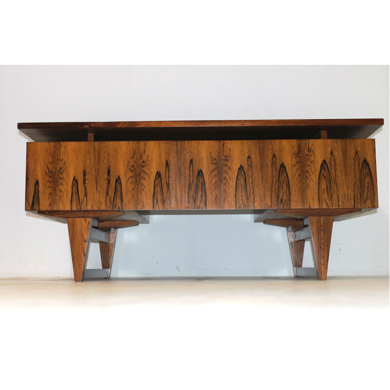 Vintage Rosewood Desk by Illum Wikkelso for Mikael Laursen - 1960s