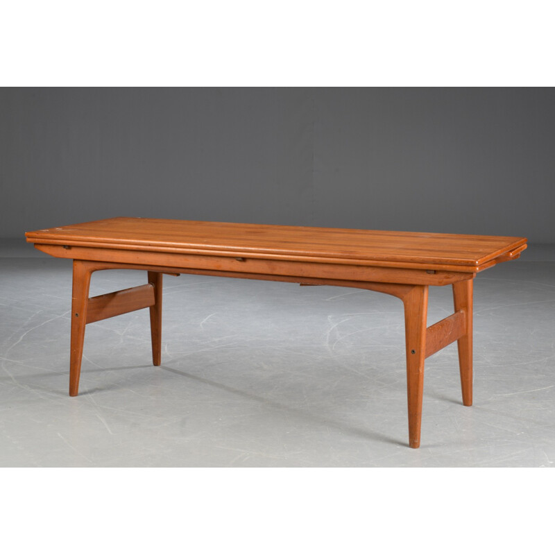 Vintage modular teak table - 1960s