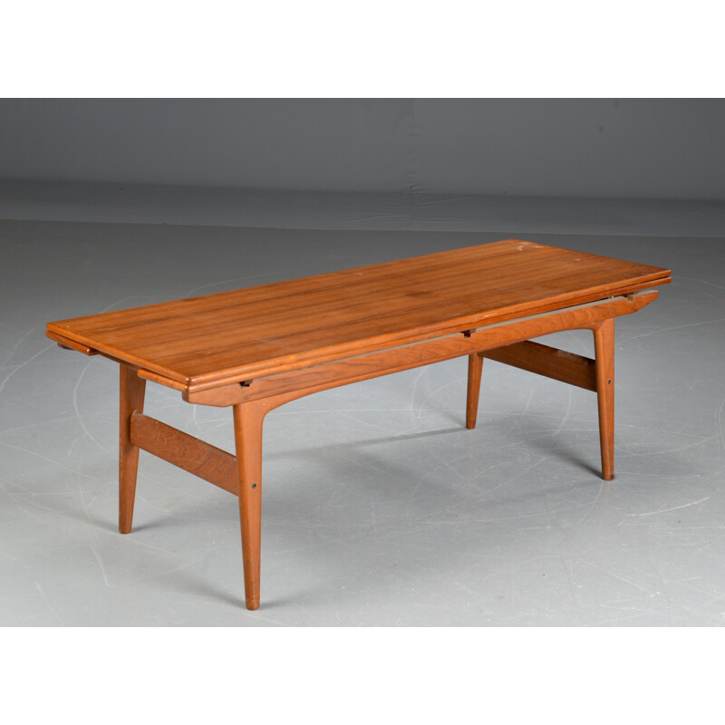 Vintage modular teak table - 1960s