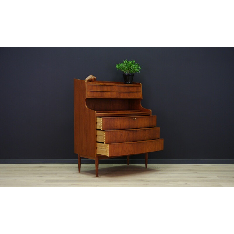 Vintage teak secretaire - 1960s