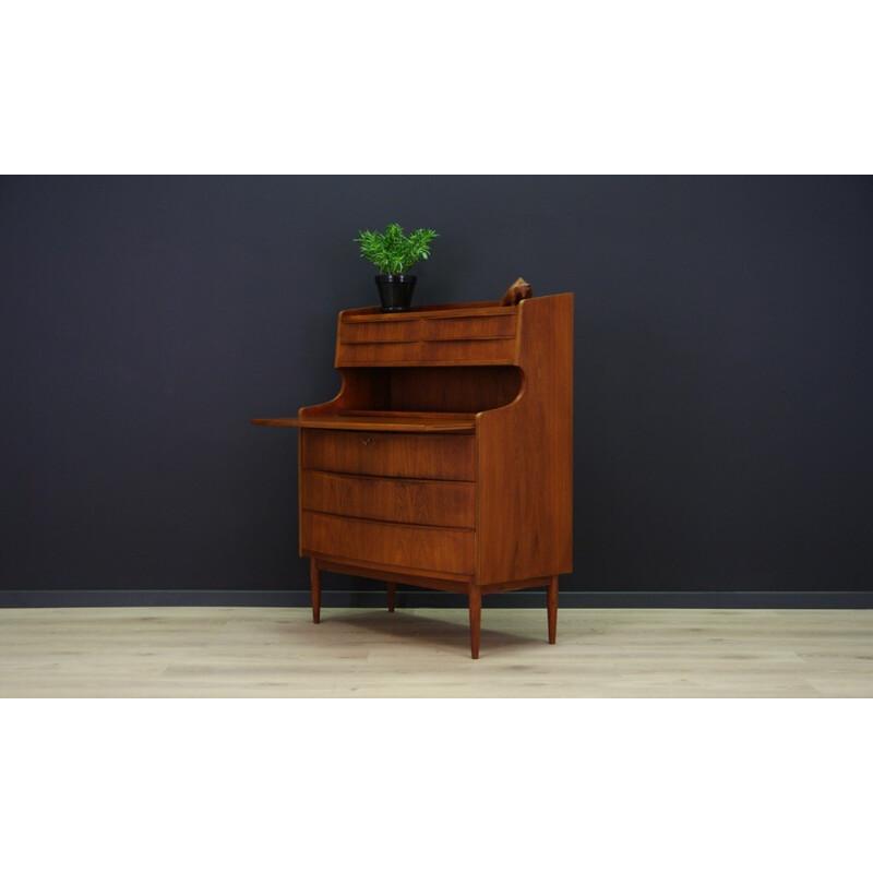 Vintage teak secretaire - 1960s