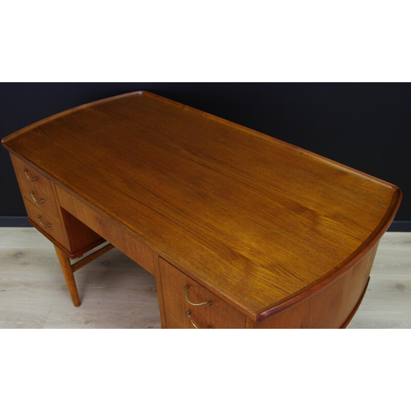 Vintage danish teak desk - 1960s