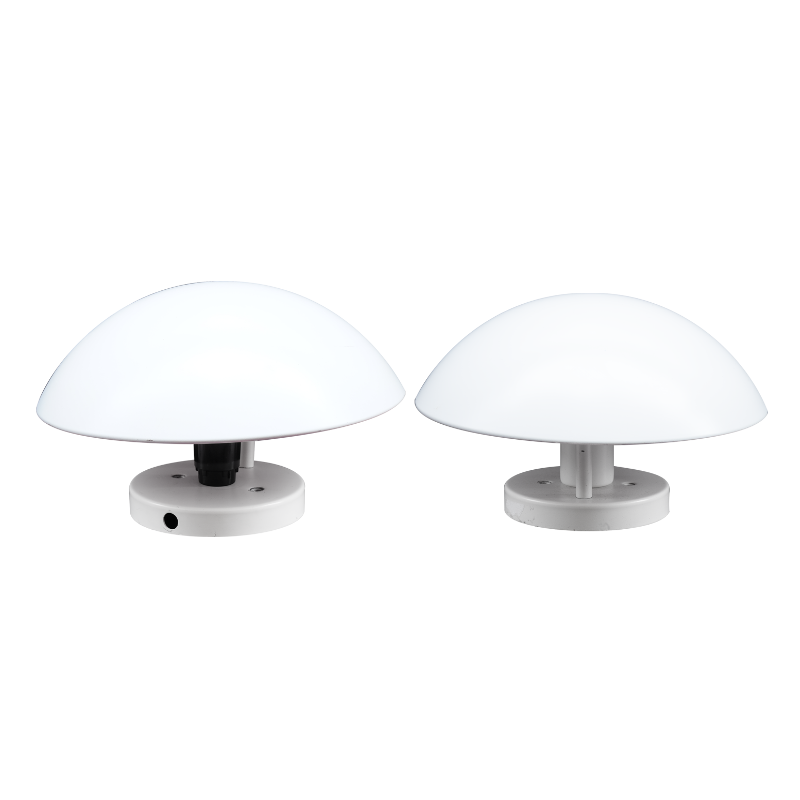 Pair of vintage white wall lamps by Poul Henningsen - 1960s