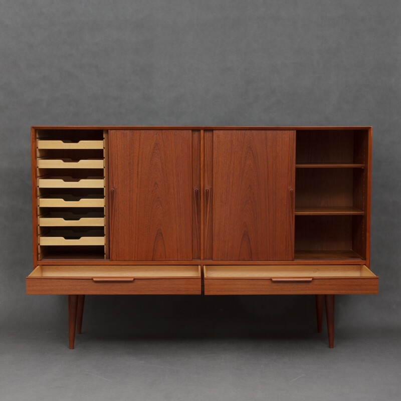 Vintage teak sideboard by Omann Jun - 1960s