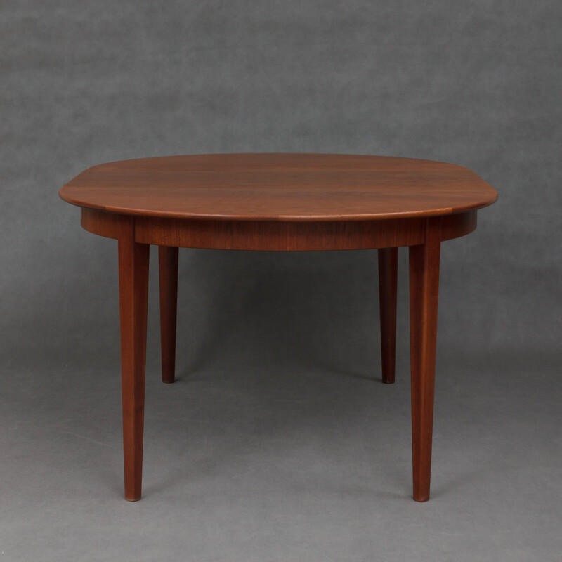 Table vintage en teck modèle 55 par Omann Jun - 1960