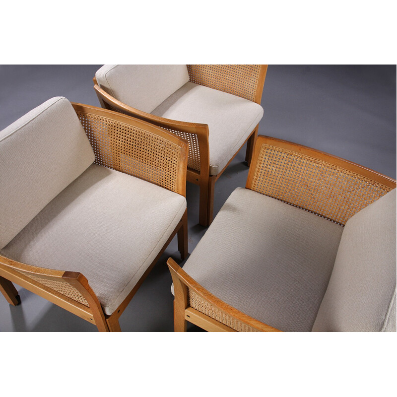 Set of 3 vintage Plexus armchairs by Illum Vikkelso - 1960s