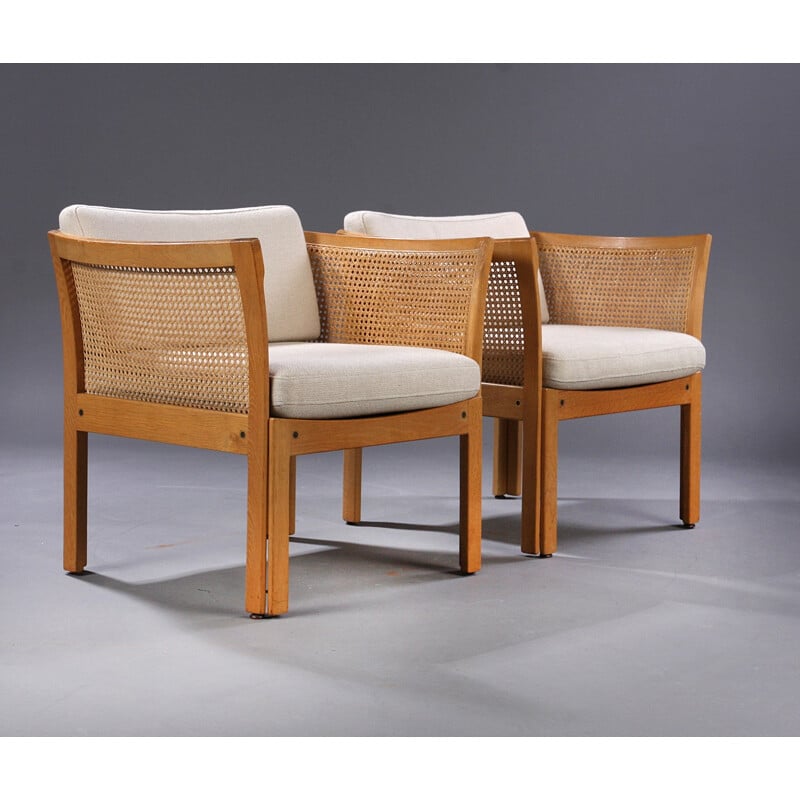 Set of 3 vintage Plexus armchairs by Illum Vikkelso - 1960s