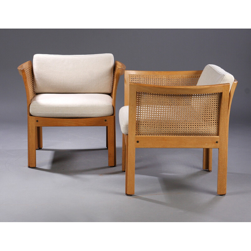 Set of 3 vintage Plexus armchairs by Illum Vikkelso - 1960s