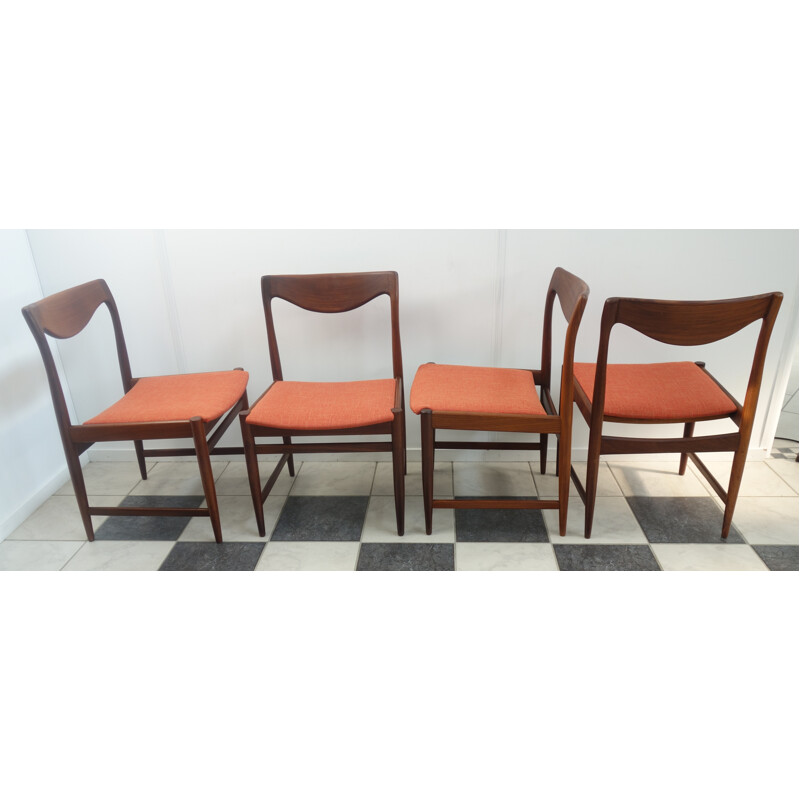 Set of 4 vintage dining chairs by Kai Lyngfeldt Larsen - 1960s