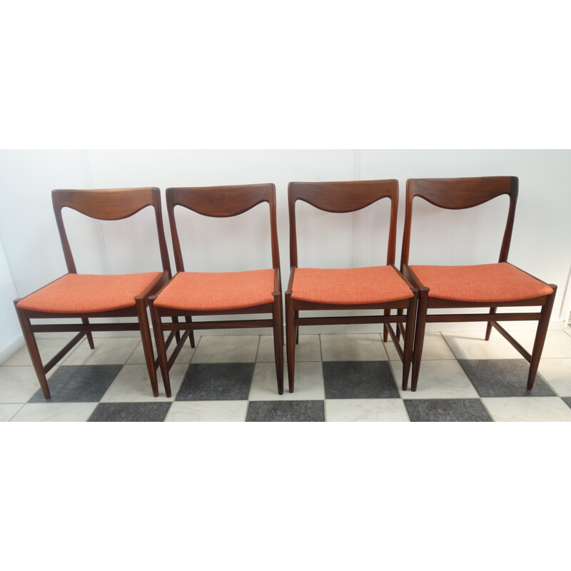 Set of 4 vintage dining chairs by Kai Lyngfeldt Larsen - 1960s