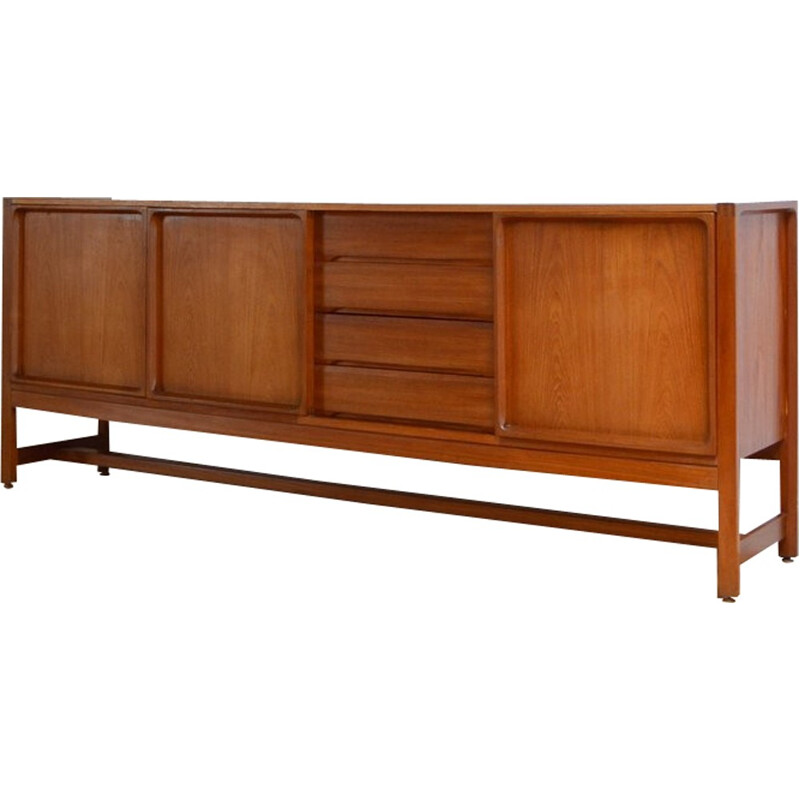 Vintage Scandinavian Teak Sideboard By Gerhard Berg - 1960s