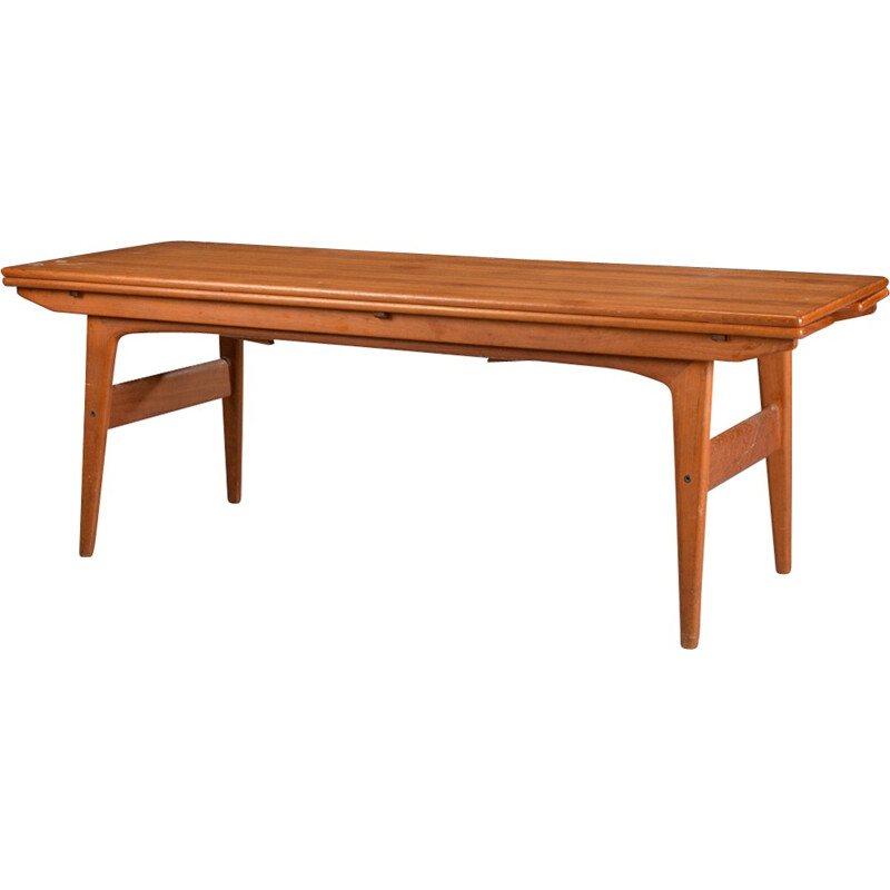 Vintage modular teak table - 1960s