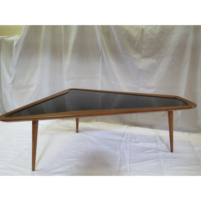 Table basse vintage de Charles Ramos pour Castanaletta - 1950