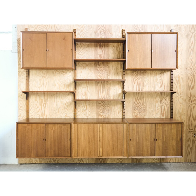 Vintage Cado wall system in teak by Poul Cadovius - 1960s