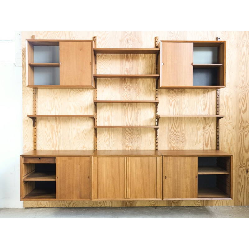 Vintage Cado wall system in teak by Poul Cadovius - 1960s