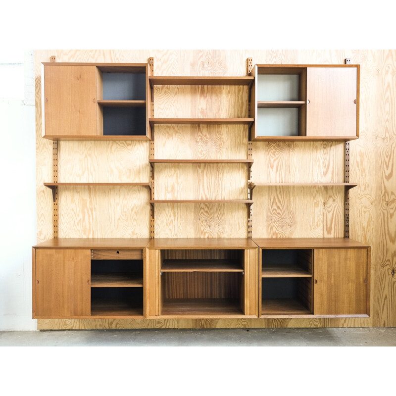 Vintage Cado wall system in teak by Poul Cadovius - 1960s