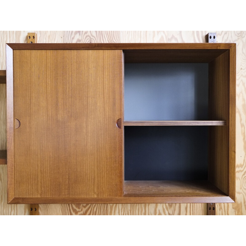 Vintage Cado wall system in teak by Poul Cadovius - 1960s