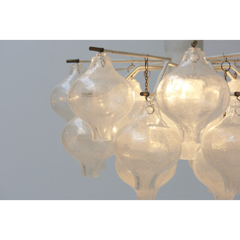 Vintage Tulipan Chandelier by J.T. Kalmar - 1960s