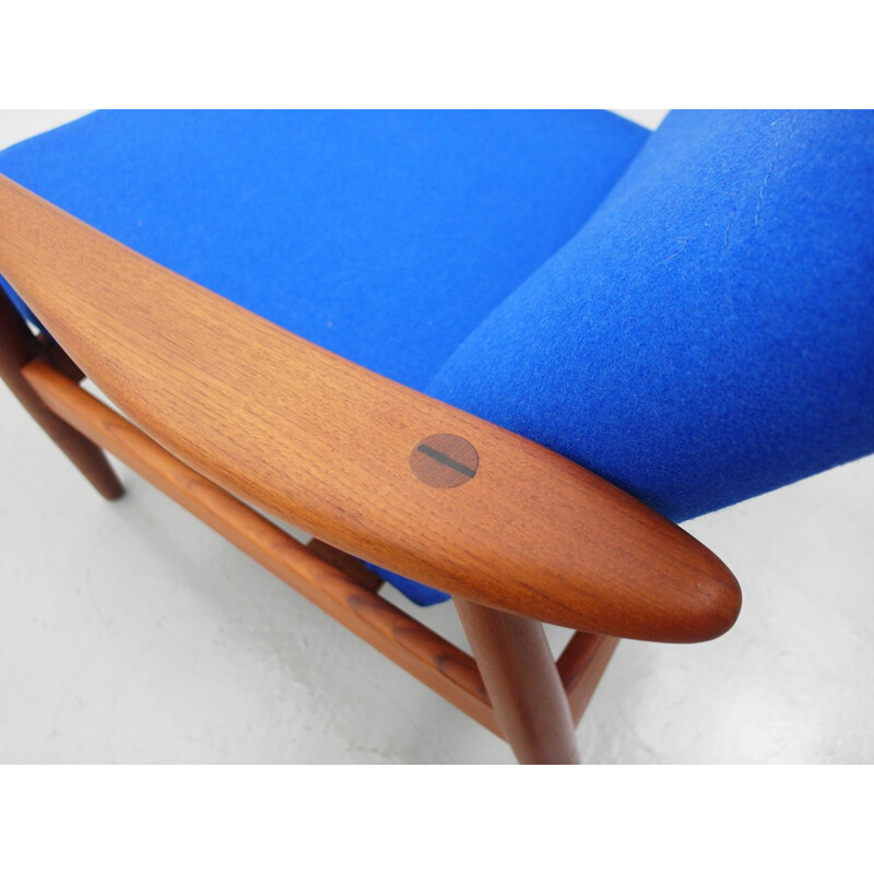 Lounge chair modèle "Tove" en teck, MADSEN et SCHUBEL - 1960