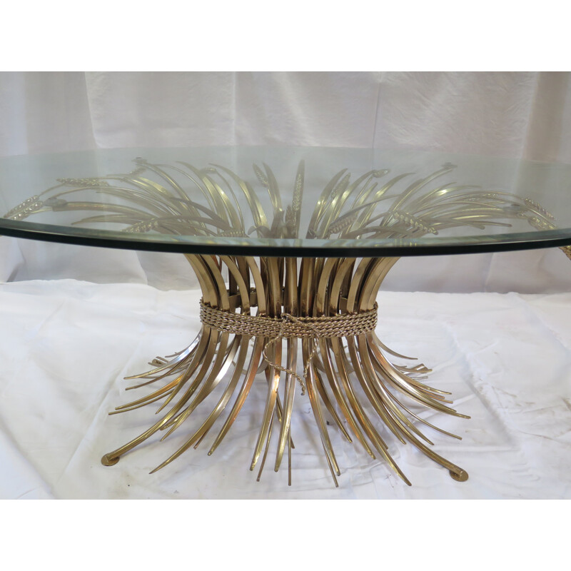 Vintage coffee table by Robert Goosens for Coco Chanel - 1970s