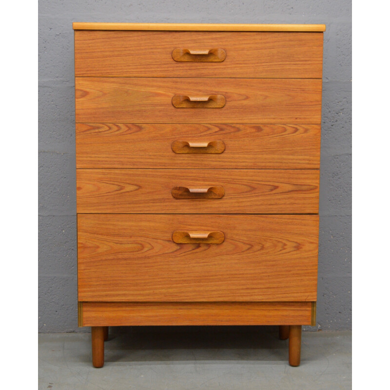 Vintage Chest of Drawers in teak for Austinesuite - 1970s