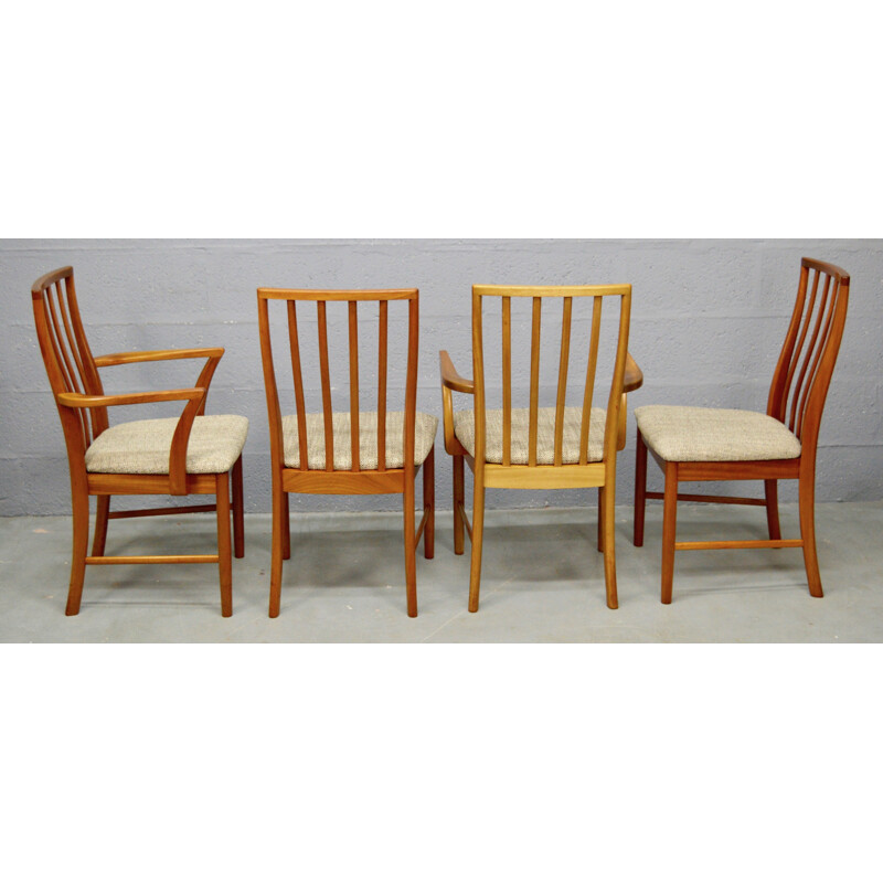 Set of six vintage Dining Chairs in teak for A H McIntosh - 1970s