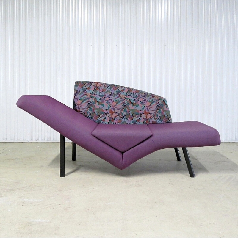 Vintage Memphis style chaise longue - 1980s