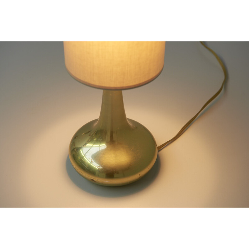 Vintage brass table lamp by Jo Hammerborg - 1960s