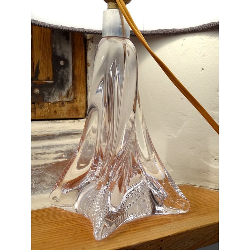 Lampe de table vintage en cristal - 1930