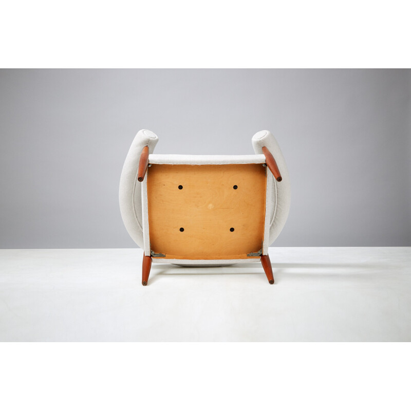 Vintage Model 114 Ring armchair by Nanna & Jorgen Ditzel - 1950s