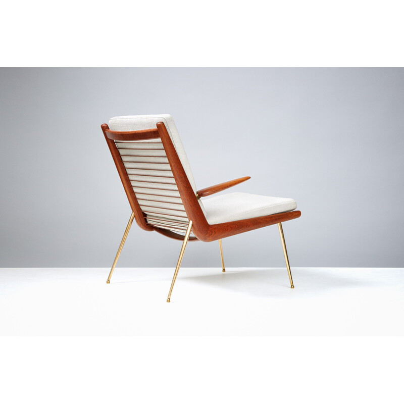 Chaise Boomerang FD-159 vintage de Peter Hvidt et Orla Molgaard-Nielsen - 1950