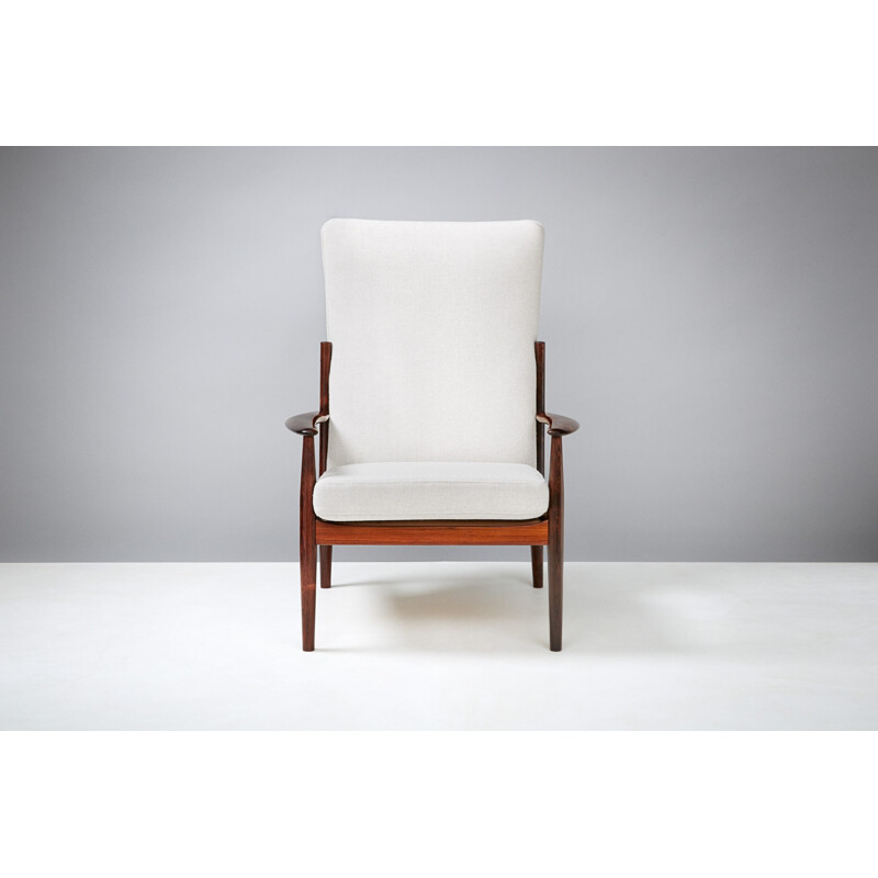 Vintage High Back Lounge Chair by Grete Jalk - 1960s