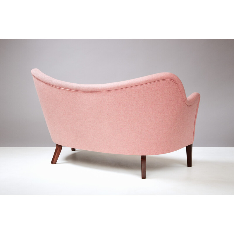 Pink vintage sofa Model 185 by Slagelse Mobler - 1952