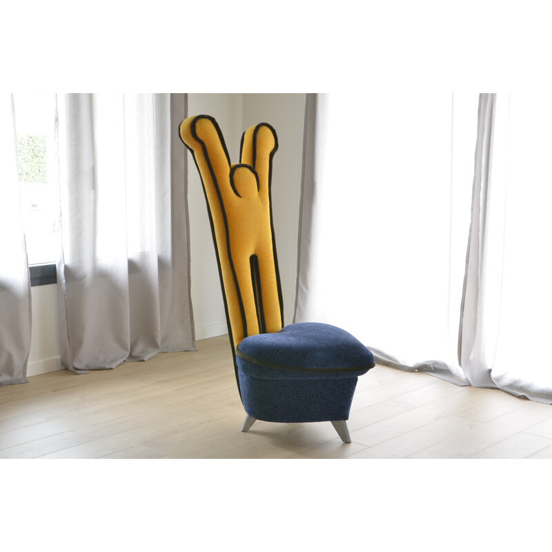 Vintage Armchair "Keith Haring" by Bretz - 2000s