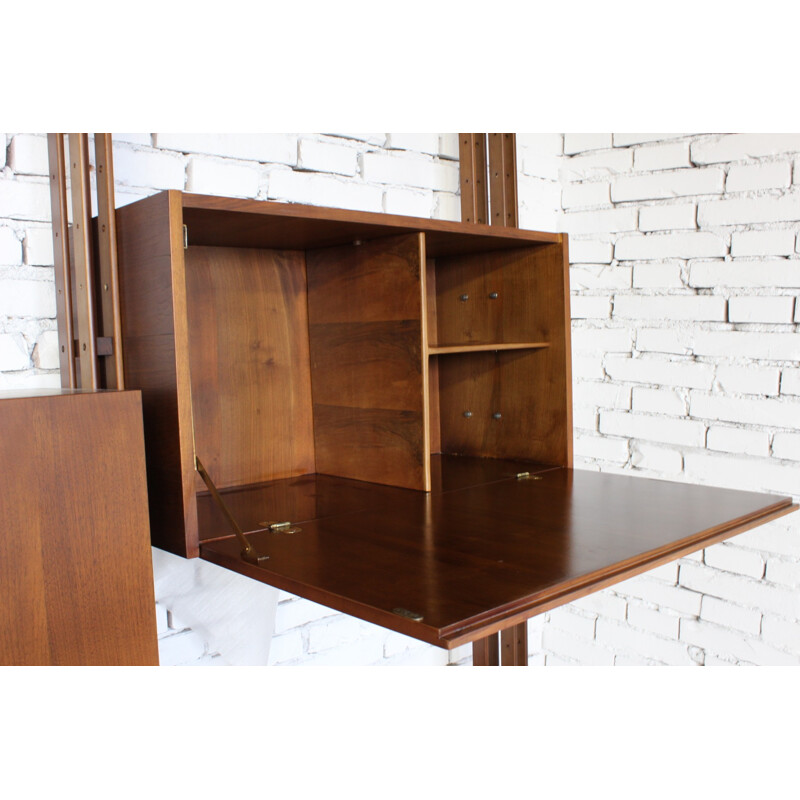 Set of 2 vintage "LB7" bookcase by Franco Albini - 1950s