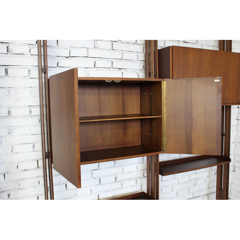 Set of 2 vintage "LB7" bookcase by Franco Albini - 1950s