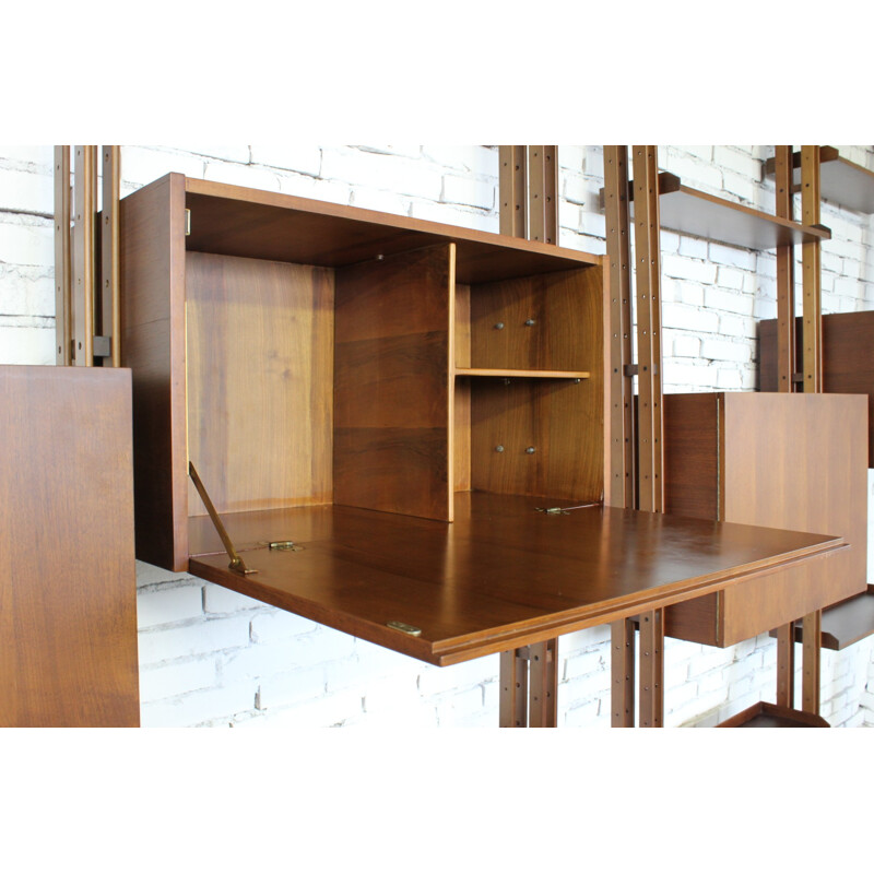 Set of 2 vintage "LB7" bookcase by Franco Albini - 1950s