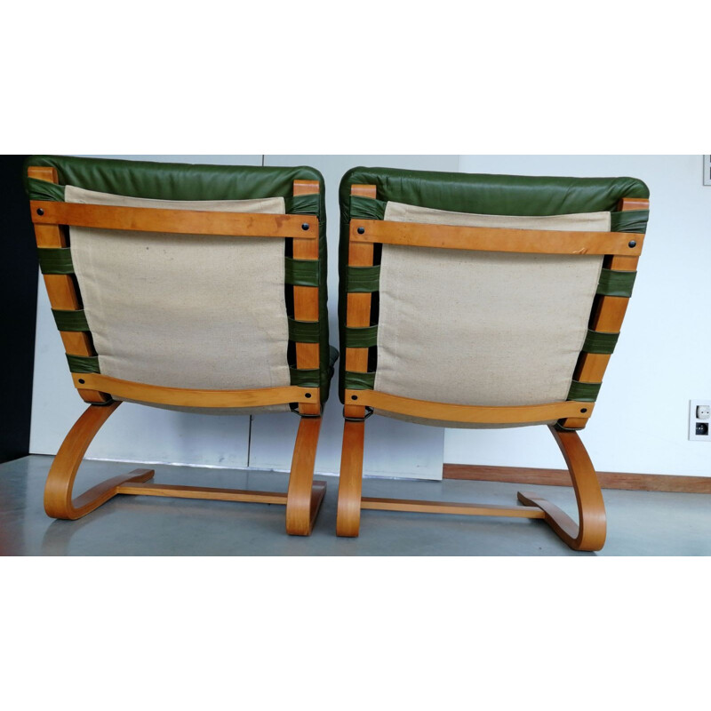 Set of 2 scandinavian armchair by Oddvin Rykken for Rybo - 1960s