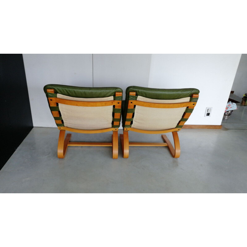 Suite de 2 fauteuils scandinaves de Oddvin Rykken  pour Rybo - 1960