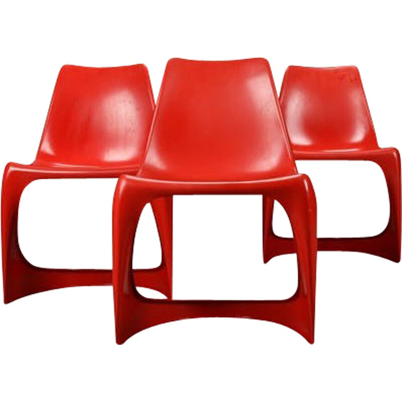 Set of 3 Cantilever 290 chairs by Steen Østergaard - 1970s