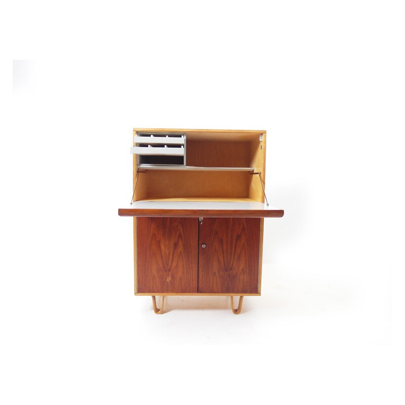 CB07 Cabinet in birchwood and teak wood, Cees Braakman - 1950s