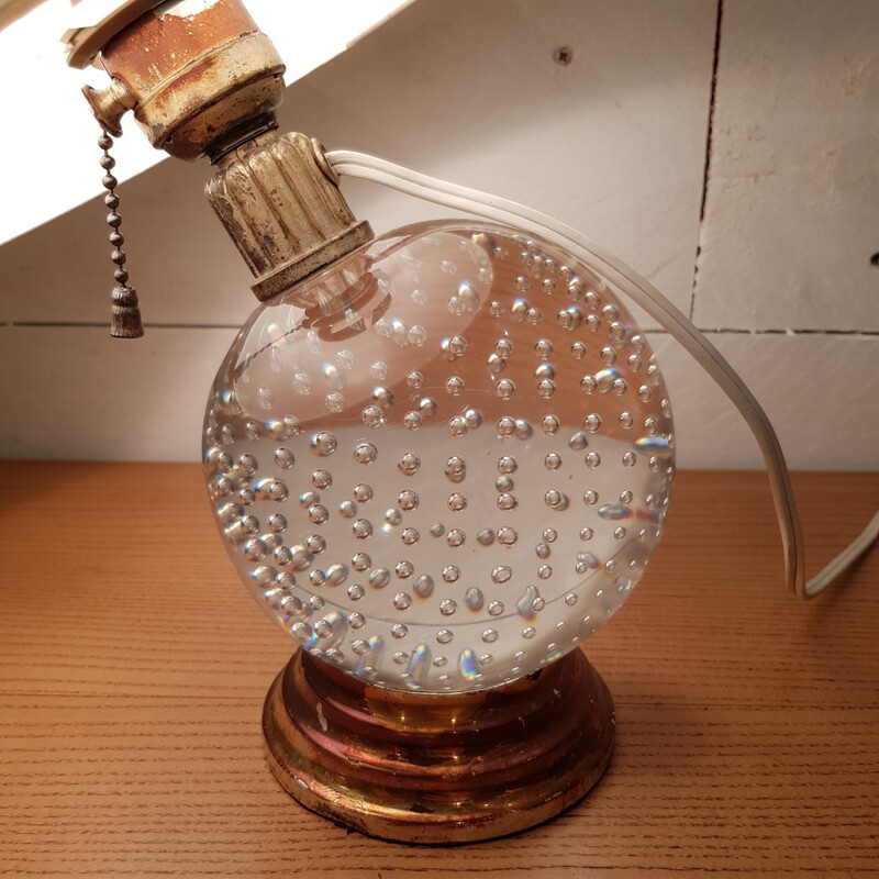 Crystal vintage lamp - 1940s