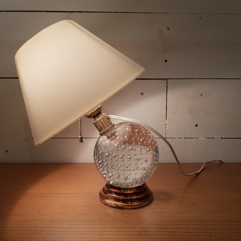 Crystal vintage lamp - 1940s