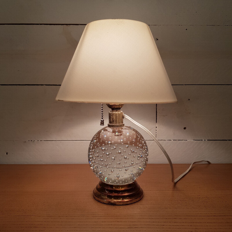 Lampe vintage en cristal - 1940