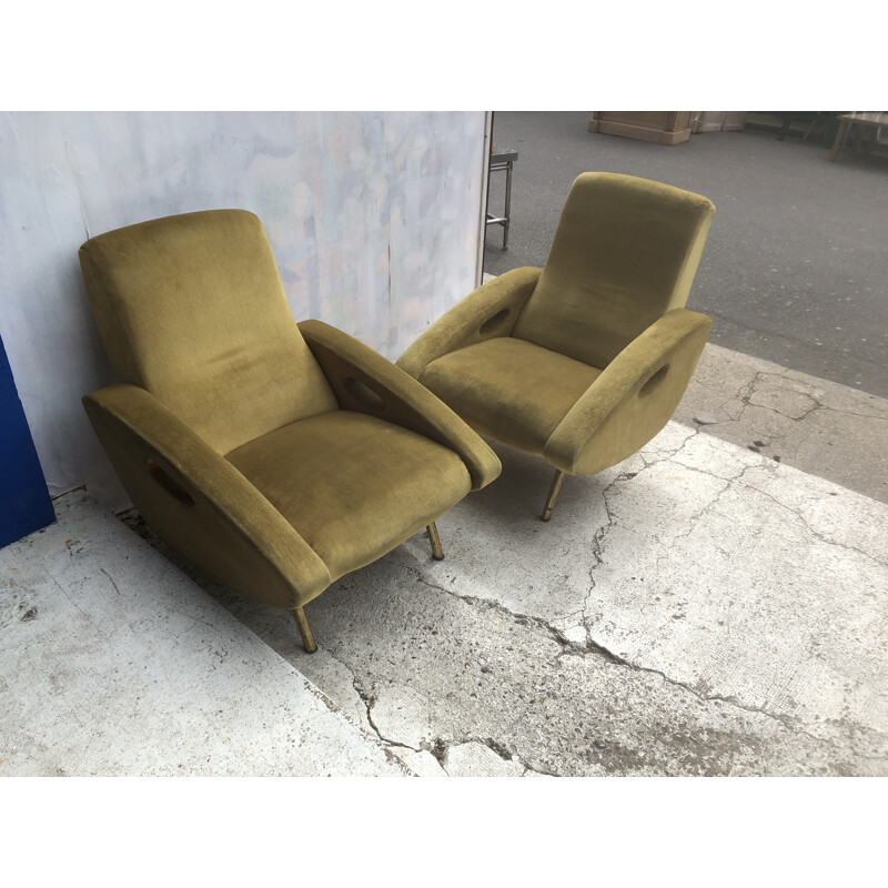 A pair of Armchairs by François Letourneur - 1950