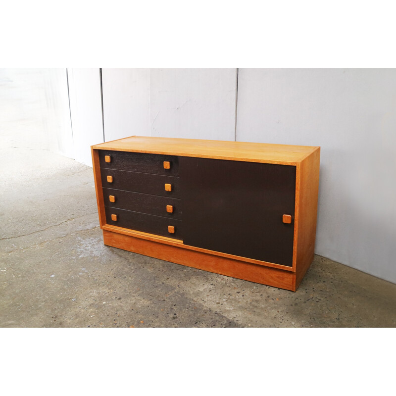 Vintage Danish Teak Credenza by Domino Mobler - 1960s