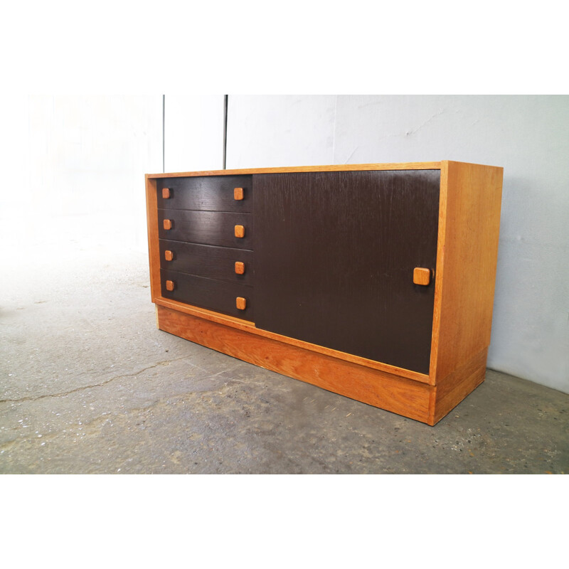 Vintage Danish Teak Credenza by Domino Mobler - 1960s