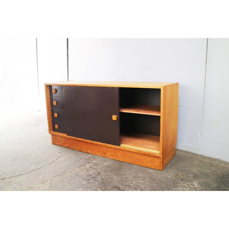 Vintage Danish Teak Credenza by Domino Mobler - 1960s